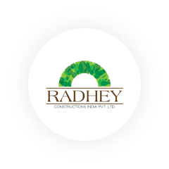 Radhey logo